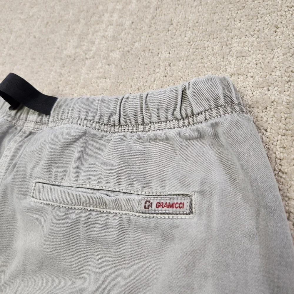 Gramicci Shorts Men Medium Vintage G Series Climber Gray Gorpcore Hiking Belted